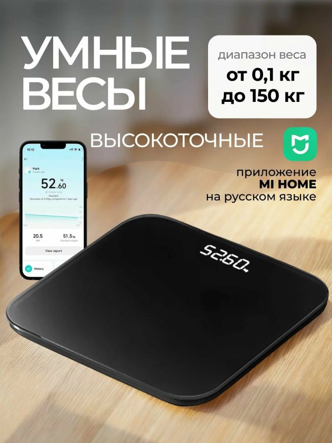 Xiaomi Smart Scale S200 умные весы на полу, характеристики